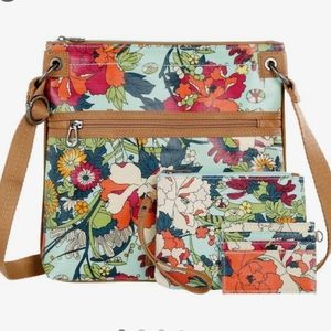 Sakroots flat crossbody(3pc)